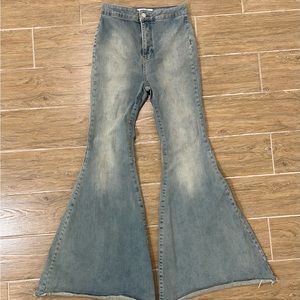 Free People Just Float On Flare Jeans